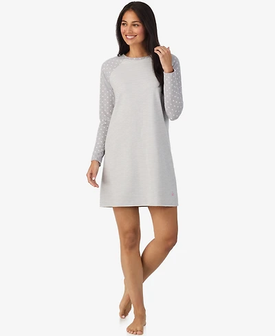Cuddl Duds Women's Long Sleeve Sleepshirt