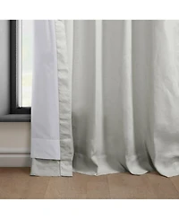 Half Price Drapes Euro Linen Room Darkening Curtain
