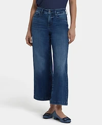 Nydj Women's Teresa Wide Leg Ankle Hem Jeans