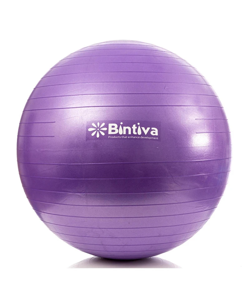Bintiva Anti-Burst Exercise Stability Yoga Ball for Fitness 75cm - Black