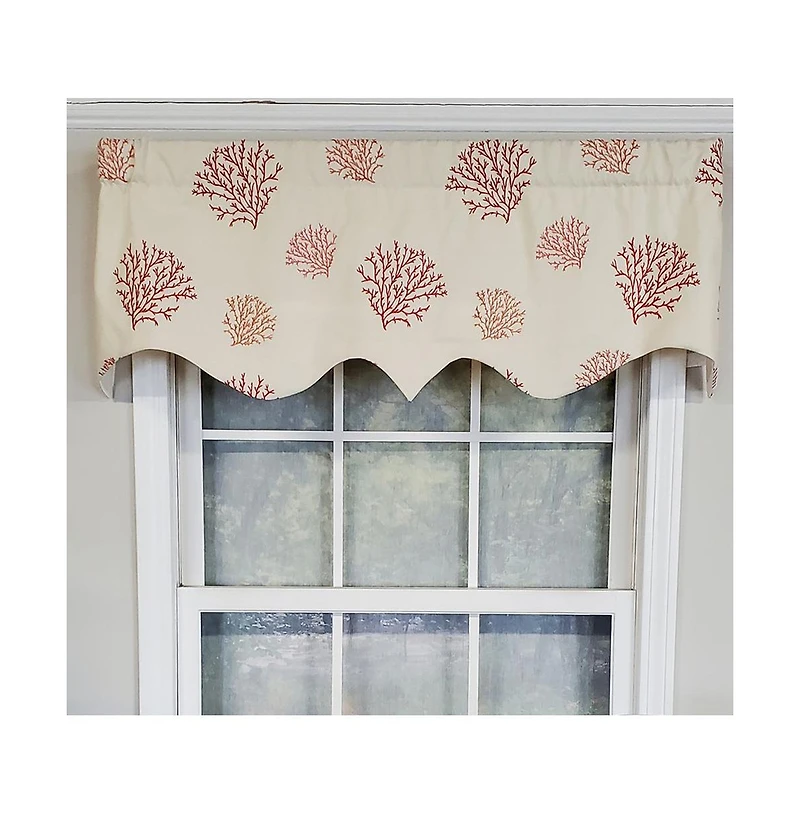 Rlf Home Luxurious Modern Classic Deep-Sea Regal Style Window Valance