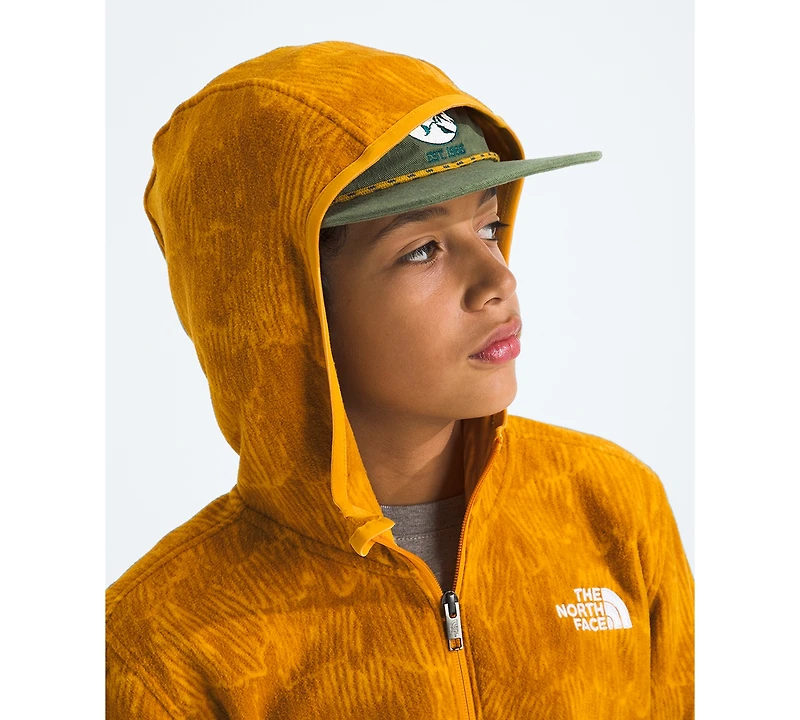 The North Face Boys and Girls 8-20 Glacier Full-Zip Printed Hooded Jacket