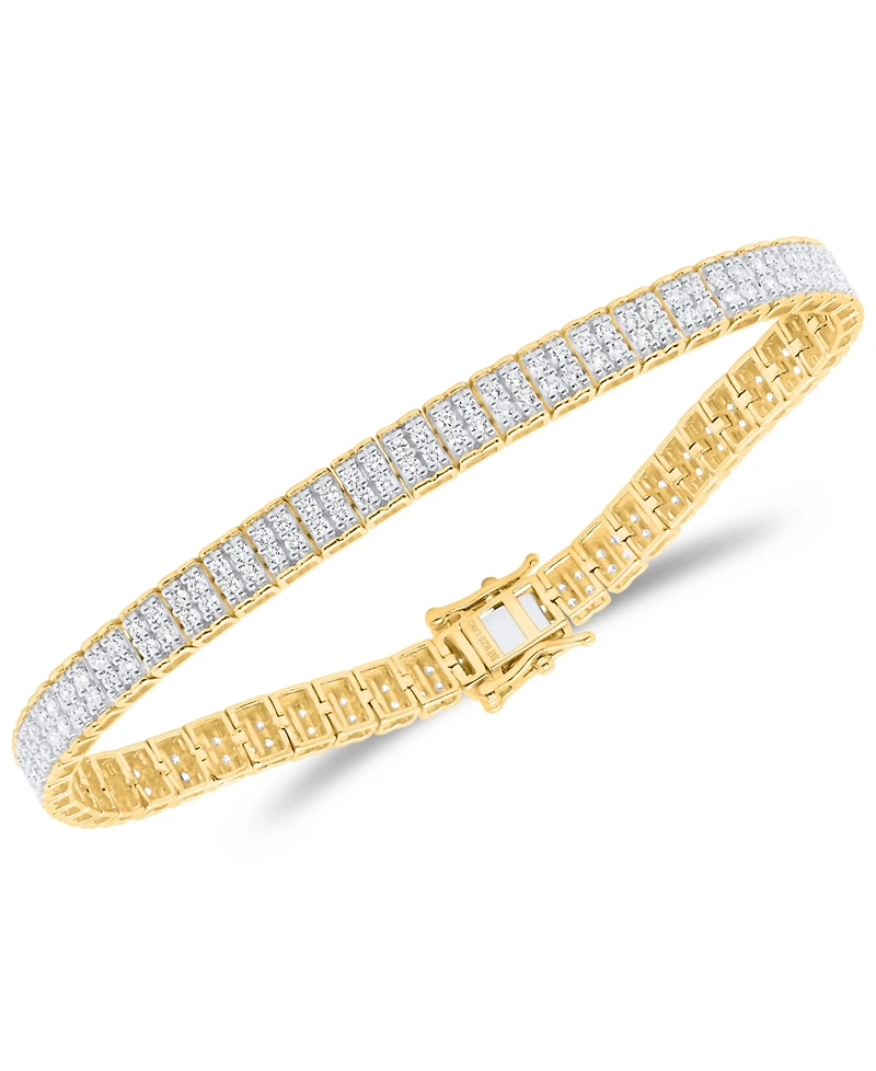 Forever Grown Diamonds Lab-Grown Diamond Bracelet (3 ct. t.w.) Sterling Silver (also 14k Gold Plated Silver)