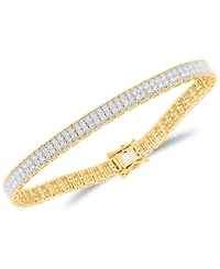 Forever Grown Diamonds Lab-Grown Diamond Bracelet (3 ct. t.w.) Sterling Silver (also 14k Gold Plated Silver)