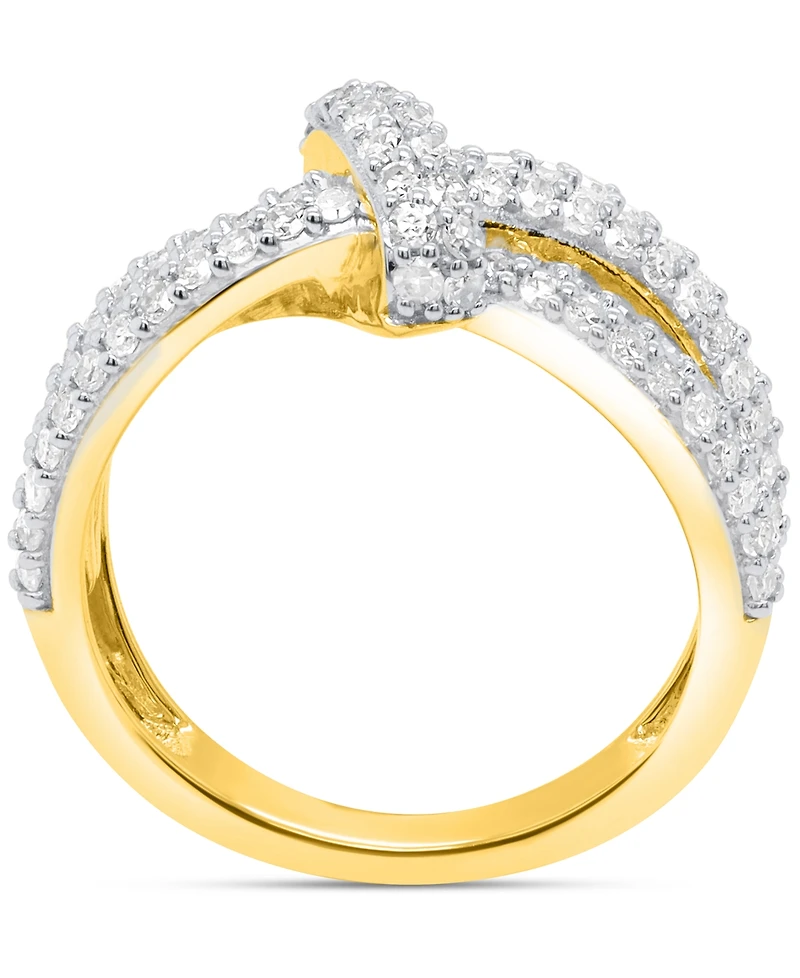 Forever Grown Diamonds Lab Diamond Ring (1 ct. t.w.) Sterling Silver (also 14k Gold Plated Silver)