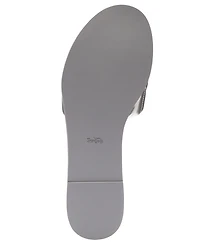 Coach Women's Holly Signature Jacquard Slip-On Sandals