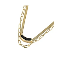 Sohi Women's The Sylvan-Snakechain Multi-Layer Necklace - California Gold