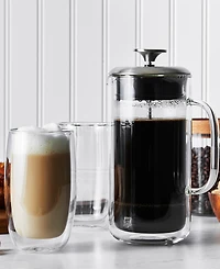 Zwilling Sorrento French Press and Latte Glasses, Set of 3