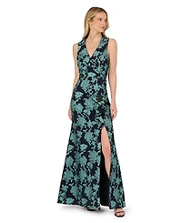 Adrianna Papell Women's Printed Sleeveless Dress