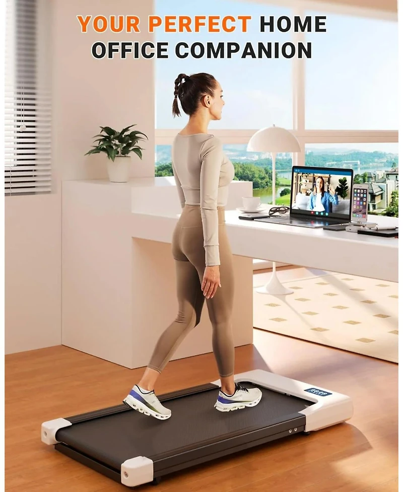 Deerrun 15.55 35.43 inches 2.5 Horse Power Walk Pad 250 Lbs Max weight capacity