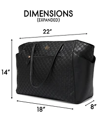 Elle Compass 14" Monogram Weekender Duffel Bag