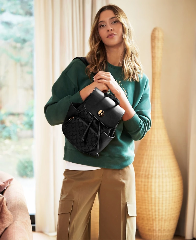 Elle Compass 11" Monogram Mini Backpack