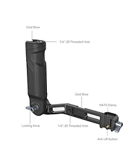 Dji Rs 4, Bundle with Sling Handle, On-Camera Led Light, Microphone and Backpack