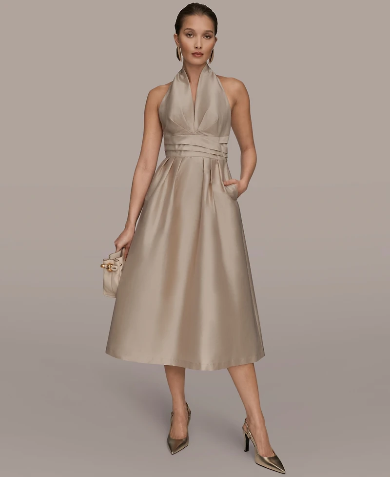 Donna Karan New York Women's A-Line Halter Dress