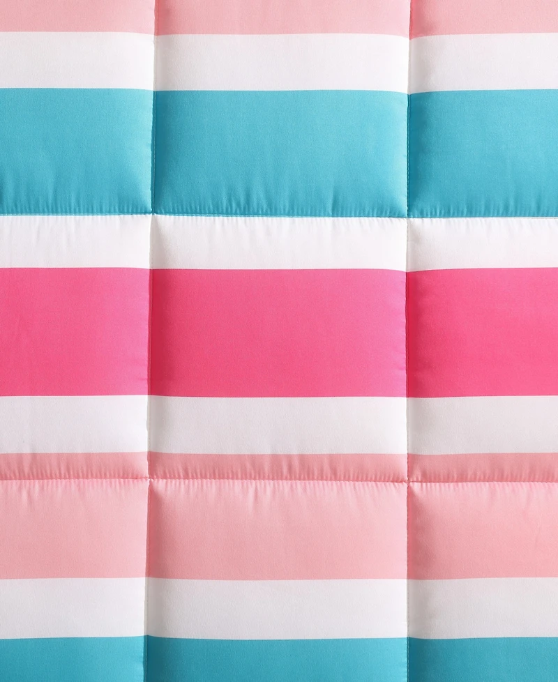 Nautica Cru Stripe Microfiber 3-Pc. Comforter Set, Twin