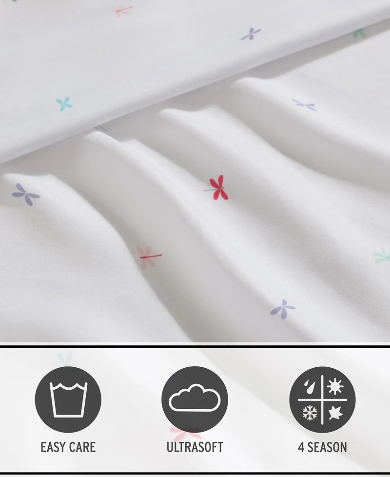 Eddie Bauer Dragonflies Microfiber 4-Pc. Sheet Set