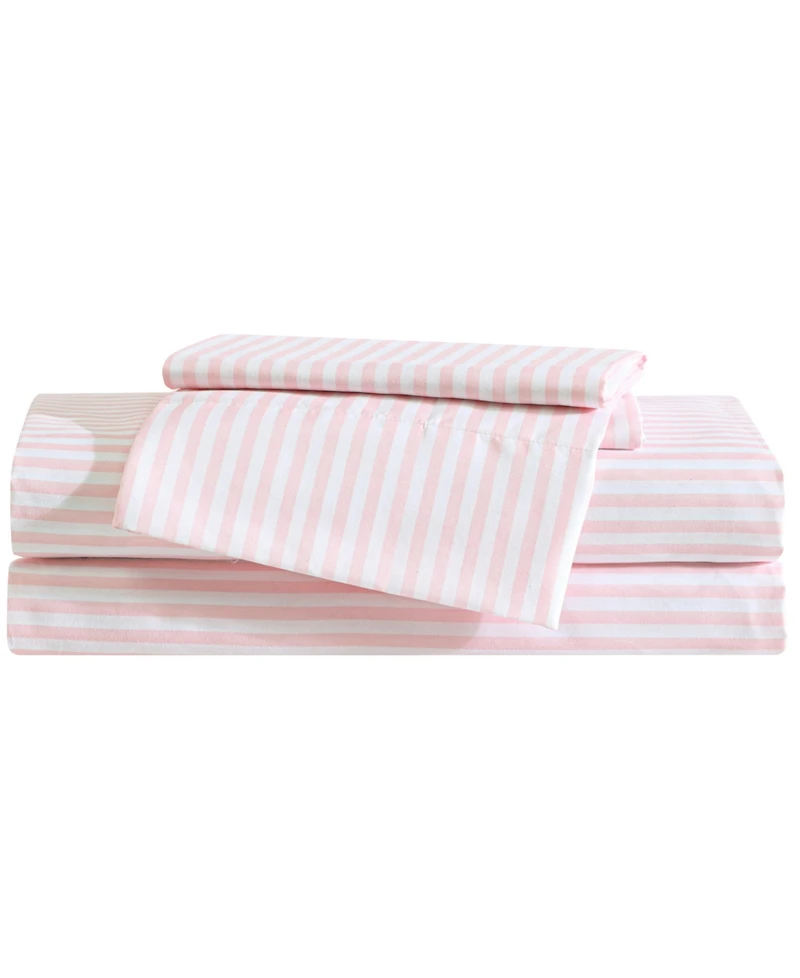 Eddie Bauer Little Stripe Microfiber -Pc. Sheet Set