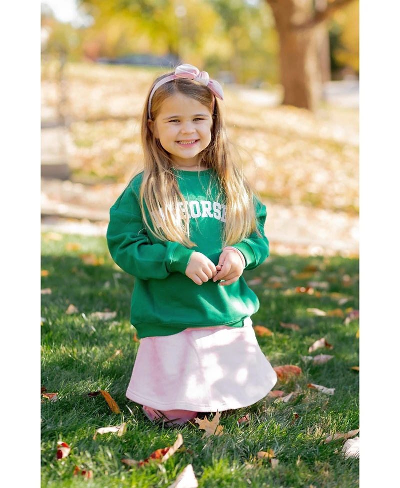 Bits & Bows Toddler Girls I Heart Horses Sweatshirt