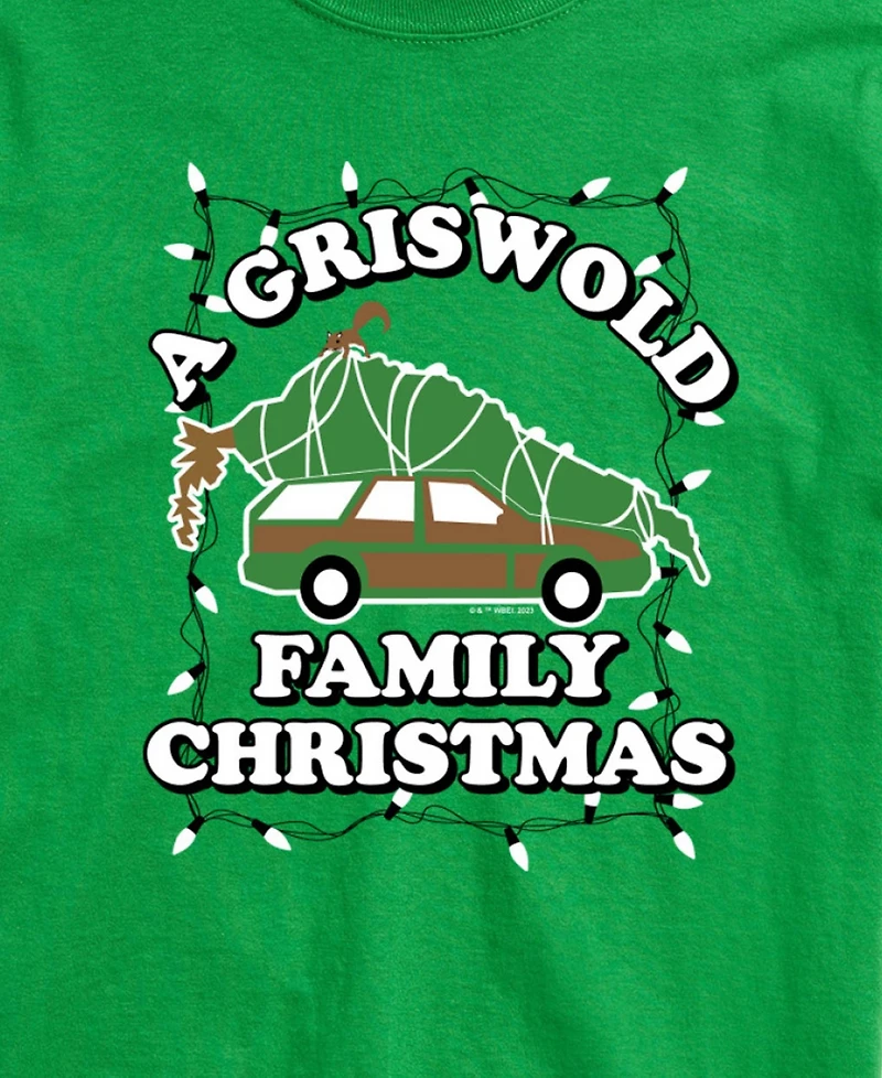 Airwaves Men's Vacation Griswold Family Christmas Tree Graphic T-Shirt