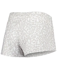 Concepts Sport 2-Piece Women's White/Cream New Orleans Saints Montana Knit Top and Shorts Sleep Set