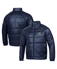 Under Armour Men's Navy Notre Dame Fighting Irish Hockey Leprechaun Storm Insulated Full-Zip Jacket