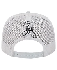 New Era Men's Gray Minnesota Vikings Salute to Service Fan Pack 9SEVENTY Trucker Adjustable Hat