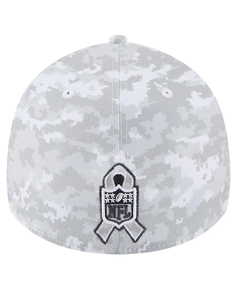 New Era Men's White Atlanta Falcons 2025 Salute to Service Digital Camo Fan Pack 39THIRTY Flex Hat