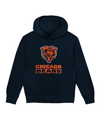 Outerstuff Toddler Navy Chicago Bears Back to Basics Hoodie