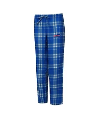 Concepts Sport Women's 2-Piece Heather Gray/Royal Buffalo Bills Regulate Plaid Tank Top and Pants Sleep Set