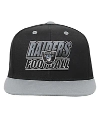 Outerstuff Big Boys and Girls Black Las Vegas Raiders Team Gradient Deadstock Snapback Hat