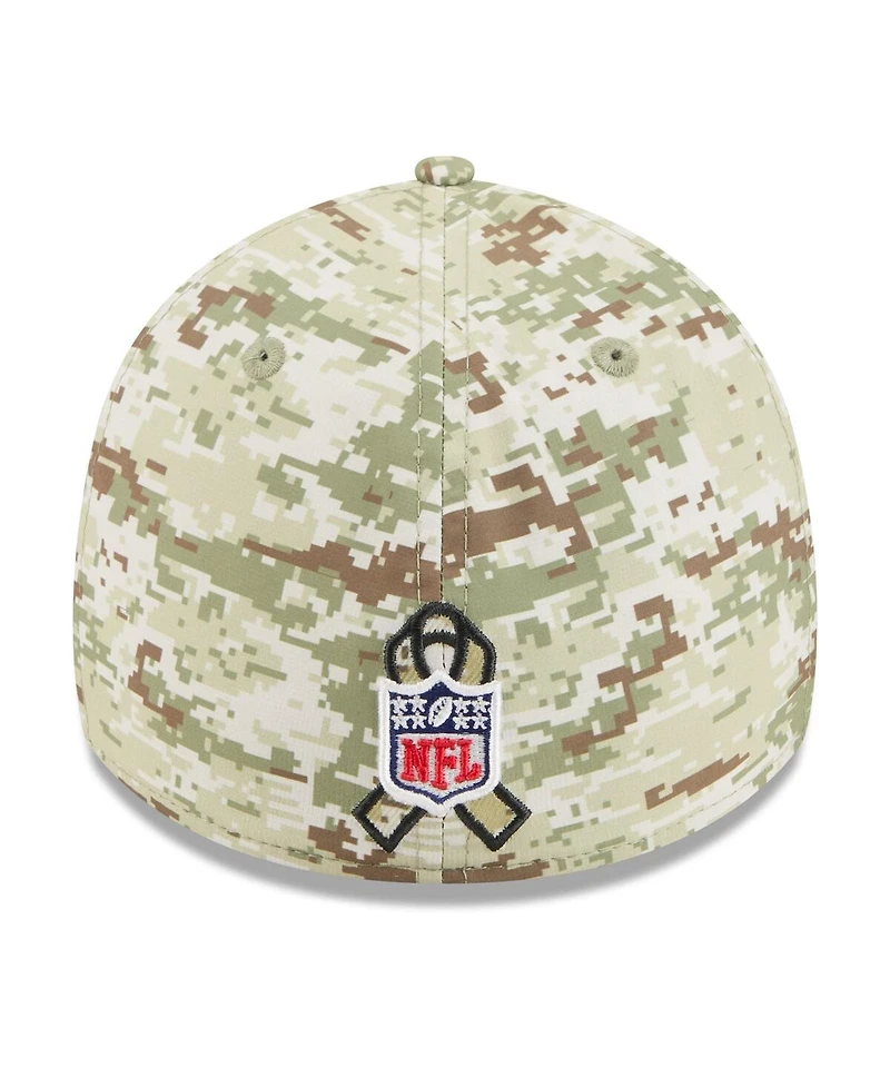 New Era Men's Camo Houston Texans 2025 Salute to Service 39THIRTY Flex Hat