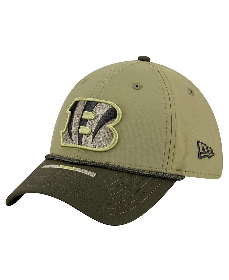 New Era Men's Green Cincinnati Bengals 2025 Salute to Service 39THIRTY Flex Hat
