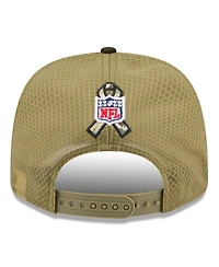 New Era Men's Green Miami Dolphins 2025 Salute to Service 9SEVENTY Adjustable Hat