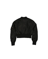 New Era x Alpha Women's Industries Black Dallas Cowboys Full-Zip Crop Jacket