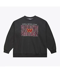 Mitchell & Ness Men's Black Washington Commanders Downtown Collection Fleece Sweatshirt
