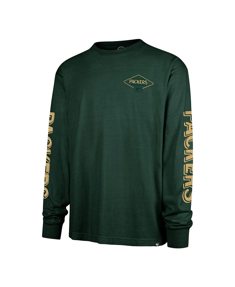'47 Brand Men's Green Bay Packers Cairn Ravine Foundation Long Sleeve T-Shirt