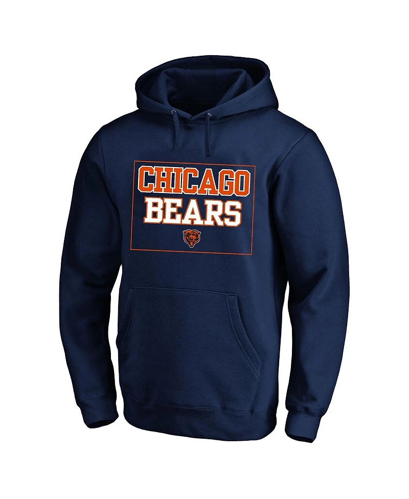 Fanatics Men's Navy Chicago Bears Big Tall Fleece Hoodie