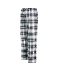 Concepts Sport Women's Black Las Vegas Raiders Ashford Plaid Knit Pants