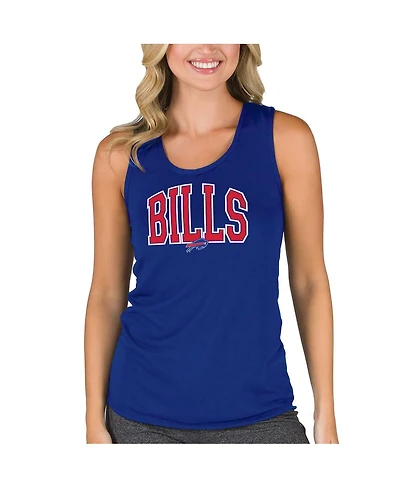 Concepts Sport Women's Royal Buffalo Bills Marathon Racer Back Tank Top