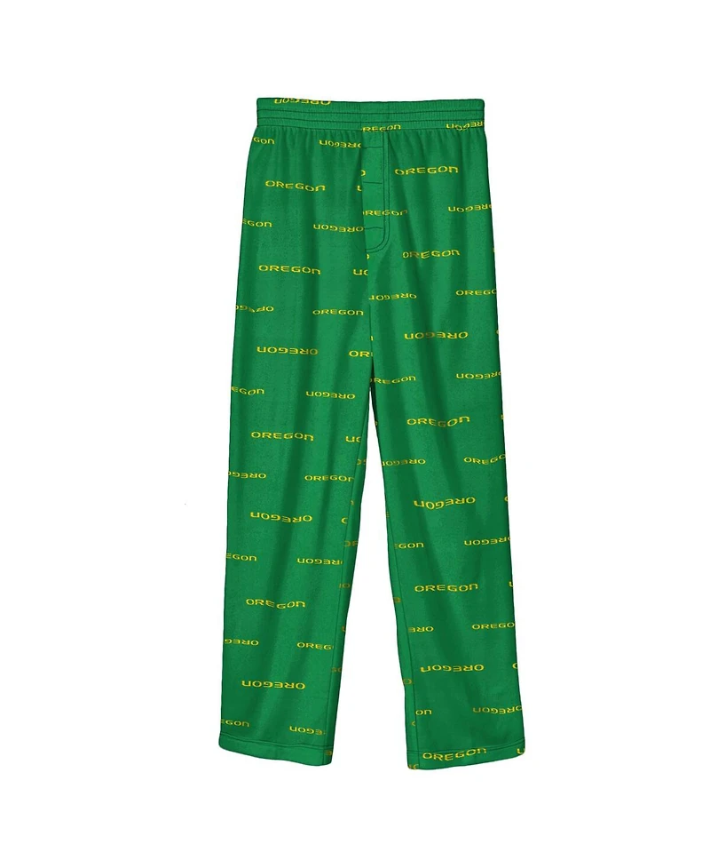 Outerstuff Big Boys and Girls Green Oregon Ducks All-Over Team Logo Pants
