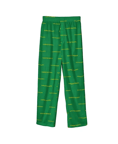 Outerstuff Big Boys and Girls Green Oregon Ducks All-Over Team Logo Pants