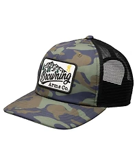 Browning Men's Camo/Black Kingston Trucker Adjustable Hat