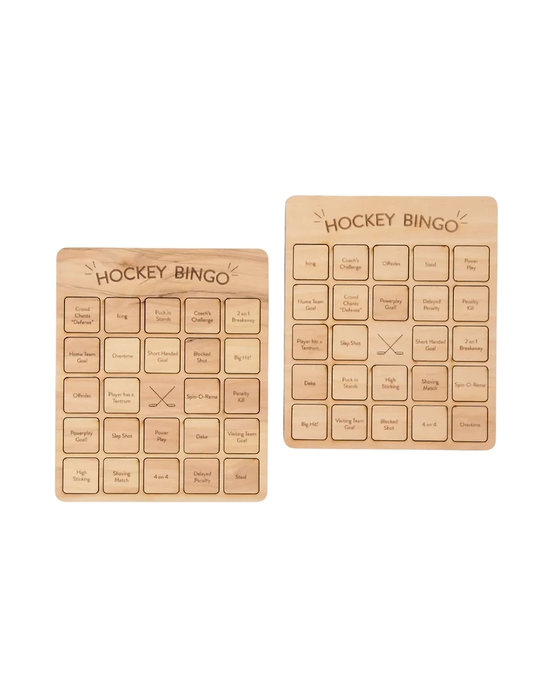 Uncommon Goods Hockey Bingo Game, Set of 2