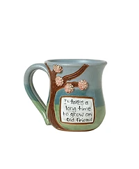 Uncommon Goods Old Friends Handmade Stoneware Mug
