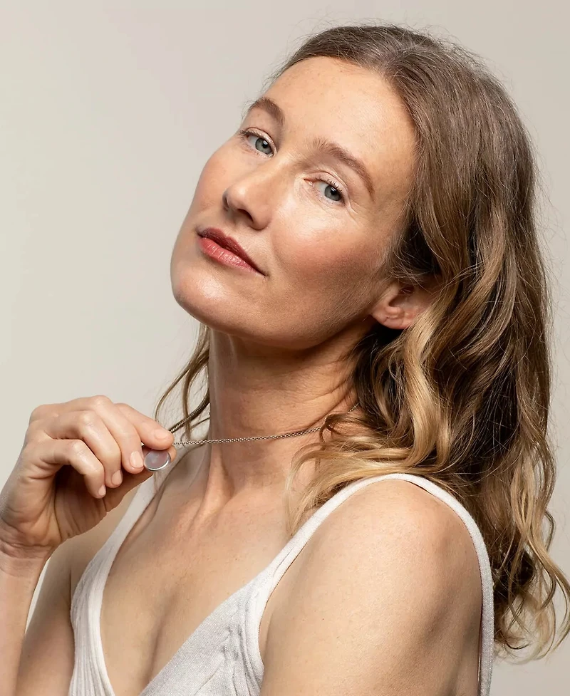 Uncommon Goods Worry Stone Pendant Necklace