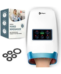 LifePro Hand Massager - for Arthritis and Carpal Tunnel Relief - Hand, Wrist and Fiinger Massager with Heat and Compression