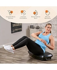 LifePro Hovert 3D Vibration Plate – Dual Motor, Oscillation & Lateral Motion for Whole Body Fitness