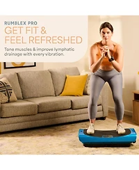 Lifepro Rumblex 4D Pro Vibration Plate - Whole Body Vibration Exercise Machine for Weight Loss, Toning & Wellness, Accessories