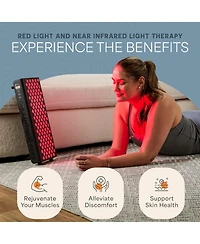 LifePro Red Light Therapy Panel for Face and Body – Near Infrared Light Device for Relaxation and Wellness, Portable and Stable Design