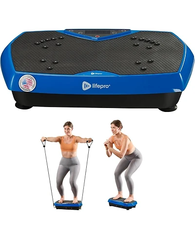 LifePro Vibration Plate with Magnetic Acupoints – Full Body Workout & Lymphatic Drainage Machine